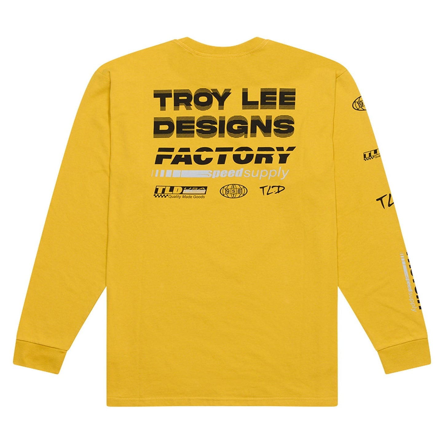TLD Factory-Langarm-T‑Shirt, Golden