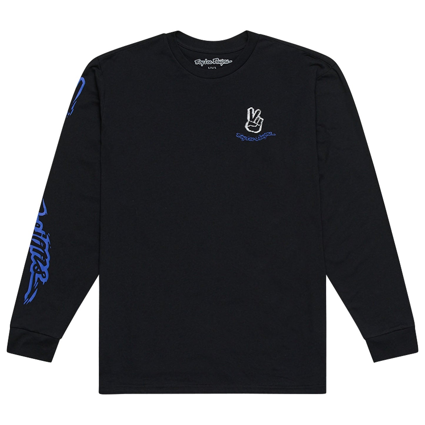 TLD Peace Out-Langarm-T‑Shirt, Schwarz