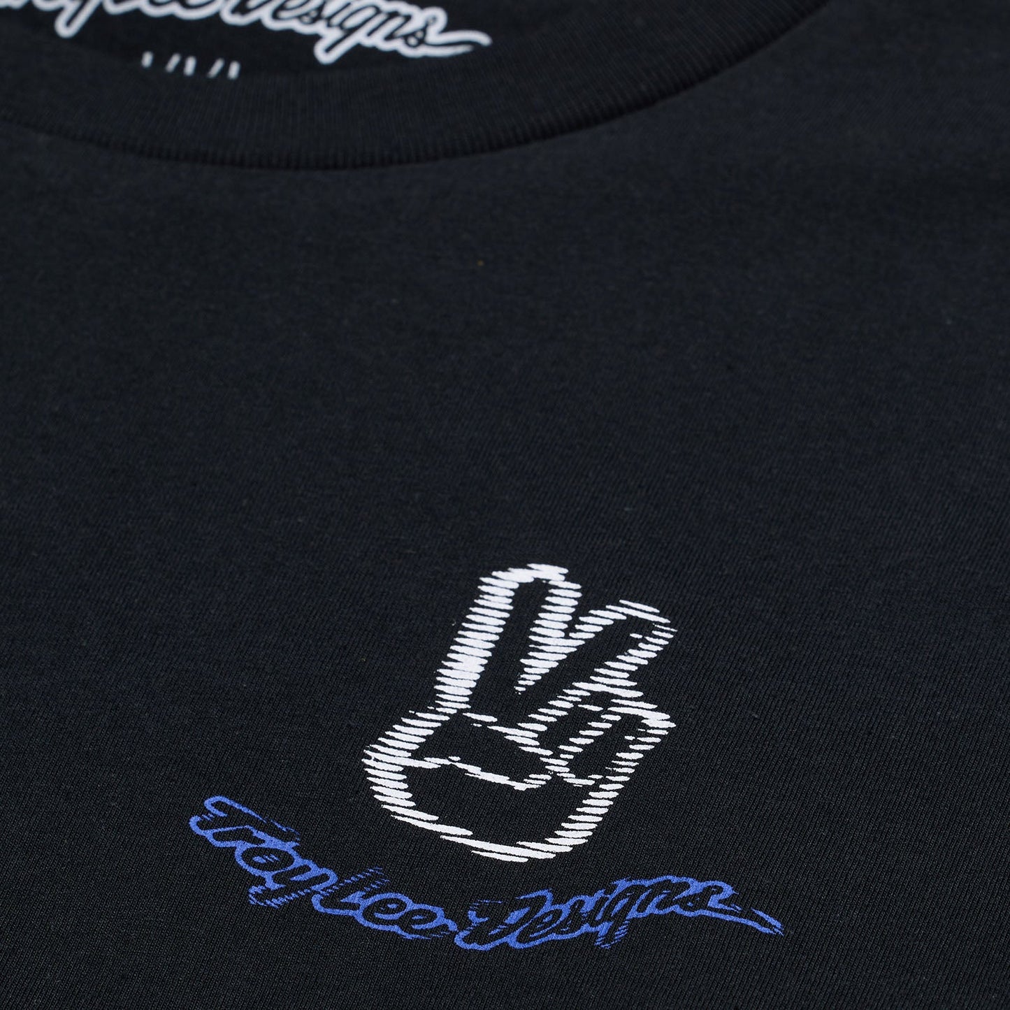 TLD Peace Out-Langarm-T‑Shirt, Schwarz