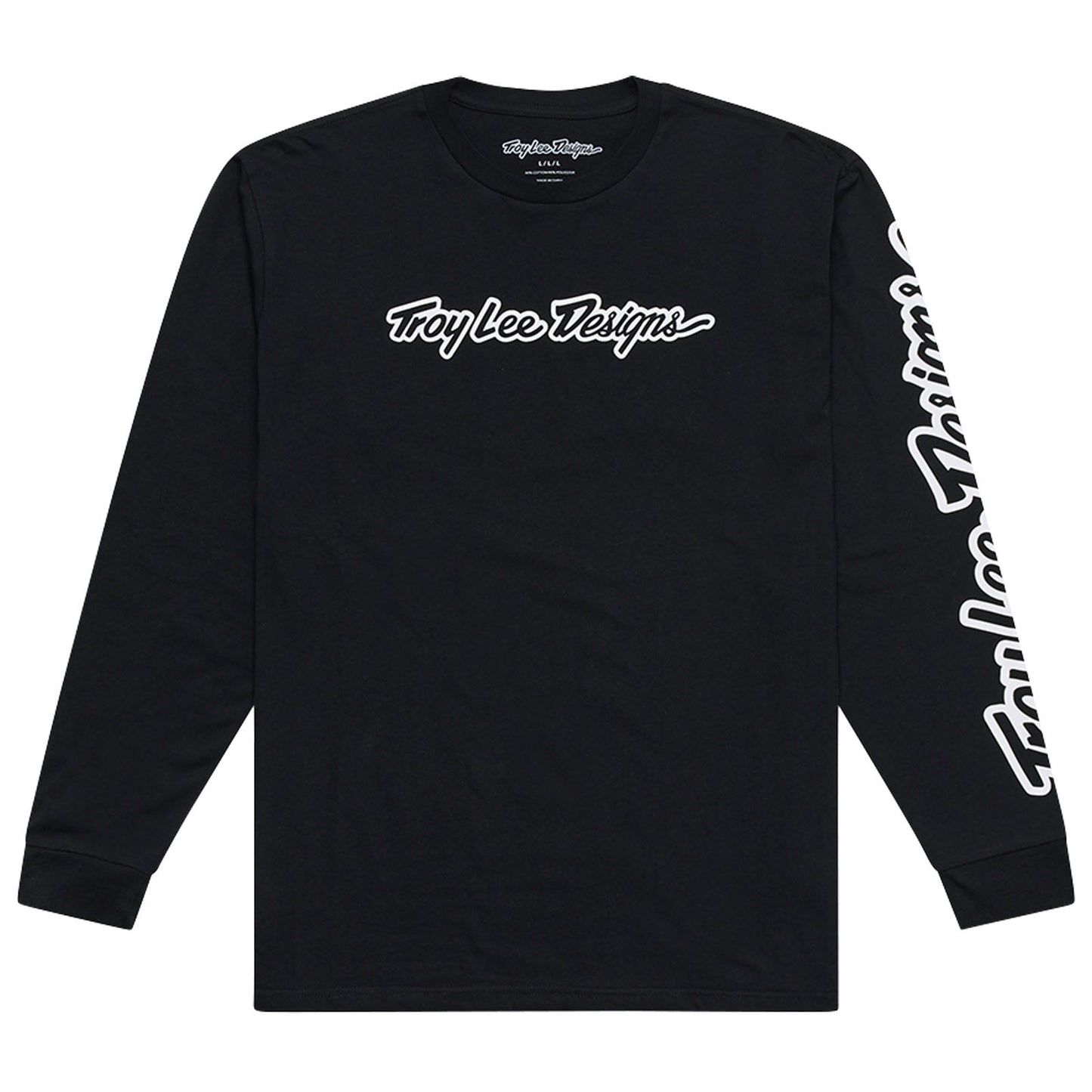 TLD Signature-T-Shirt (langärmelig), schwarz