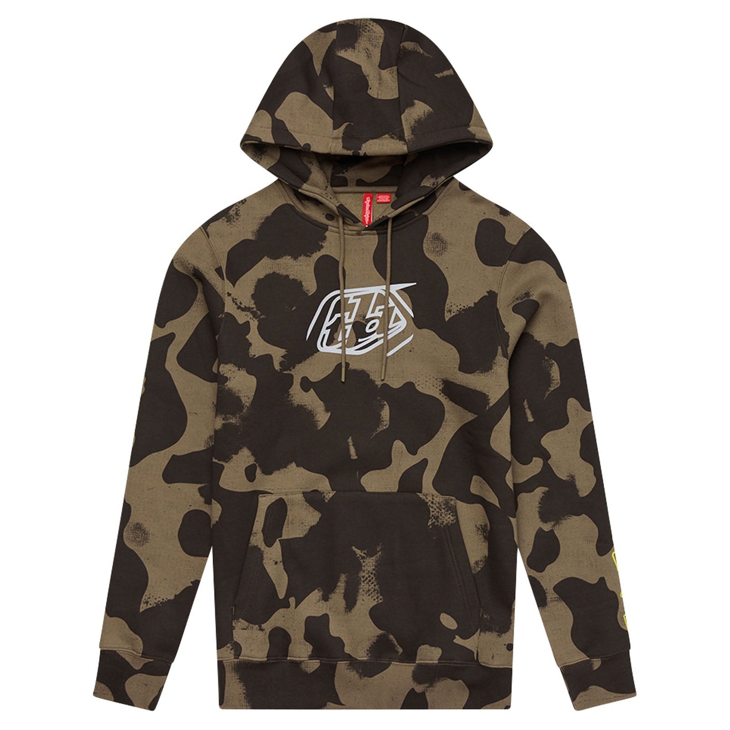 TLD Badge-Hoodie, Olive Camo