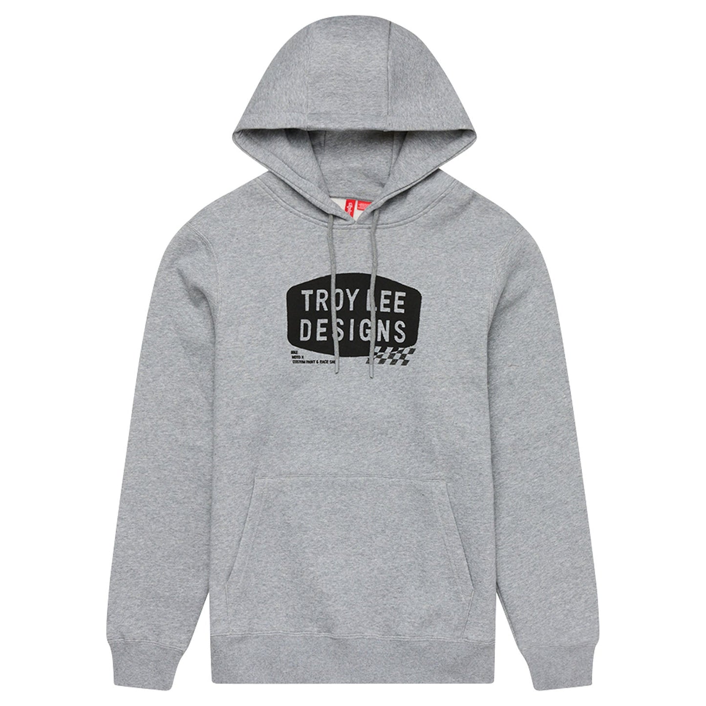 TLD Stamp-Hoodie, Grey Heather