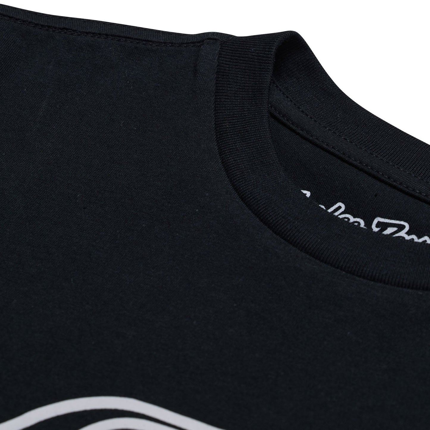 TLD Badge-Kurzarm-T‑Shirt, Schwarz