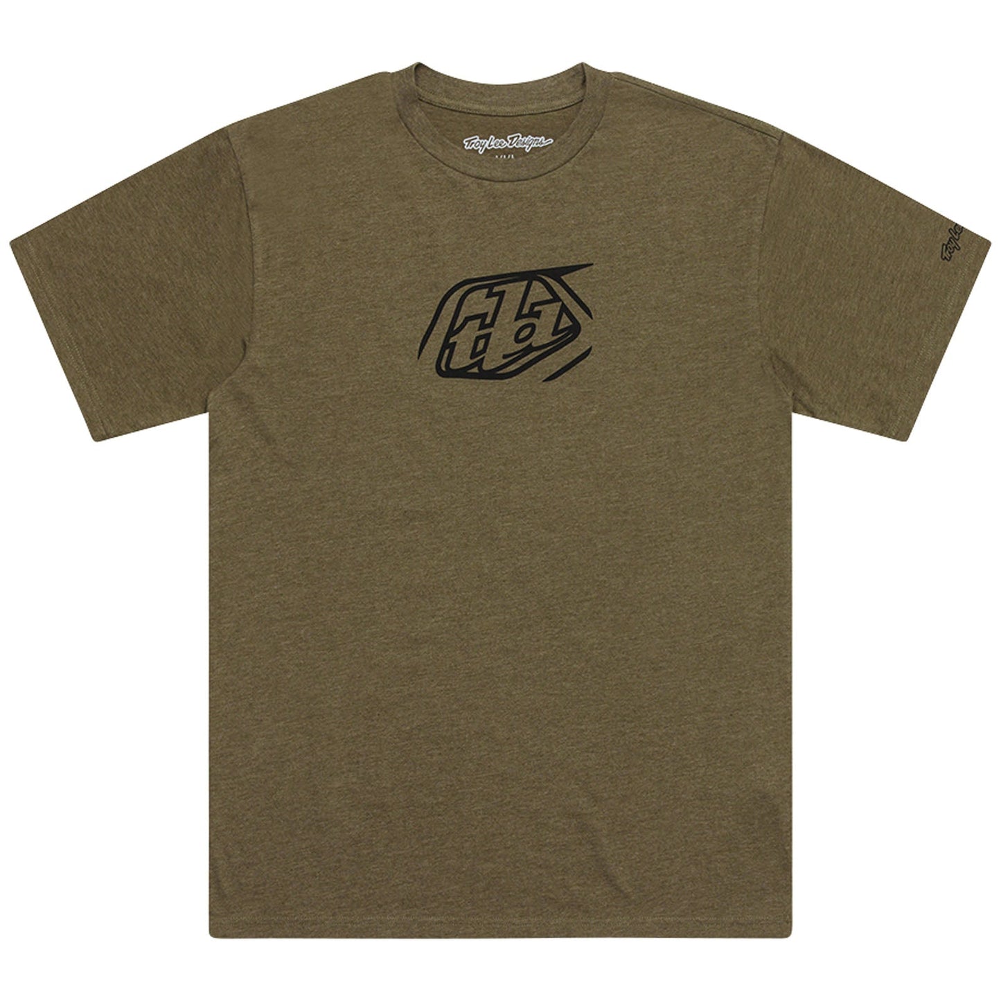 TLD Short Sleeve Tee Badge Olive Heather