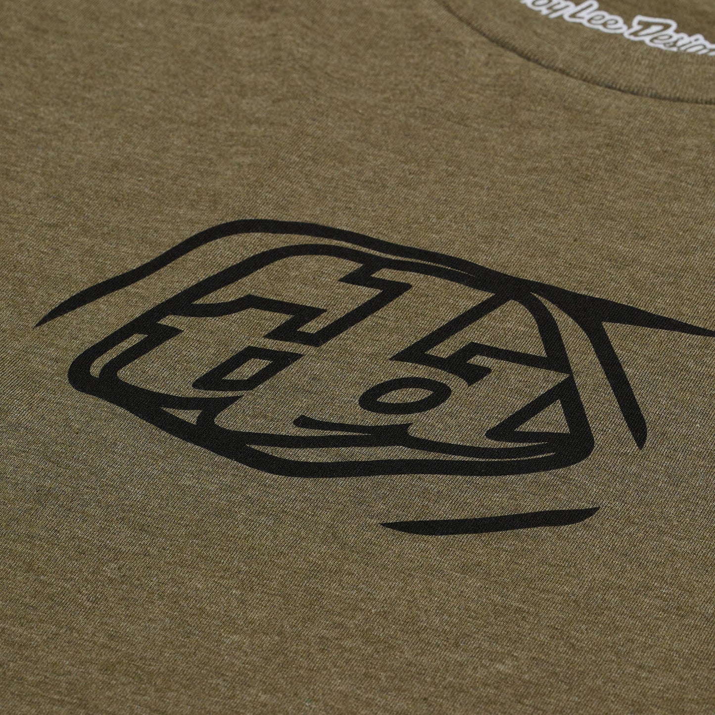 TLD Short Sleeve Tee Badge Olive Heather