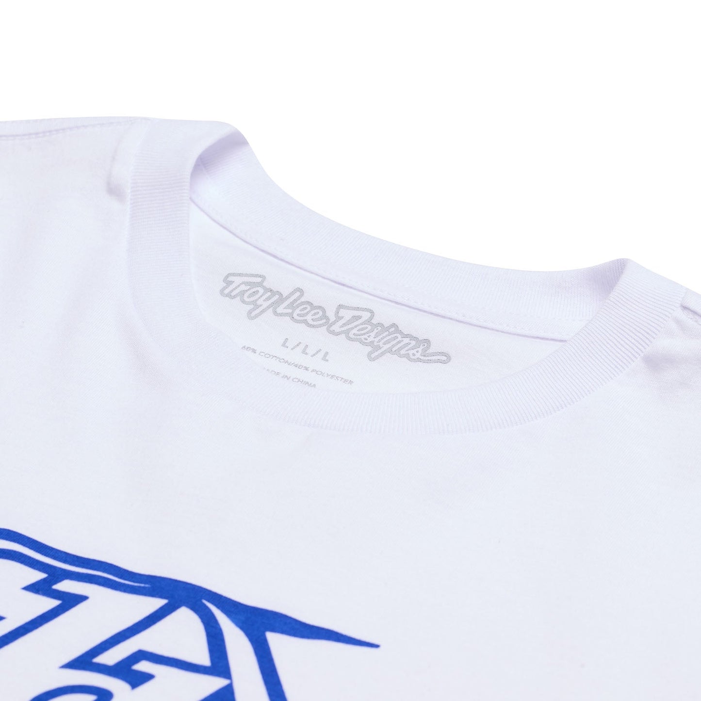 TLD Kurzarm-T-Shirt Badge, weiß