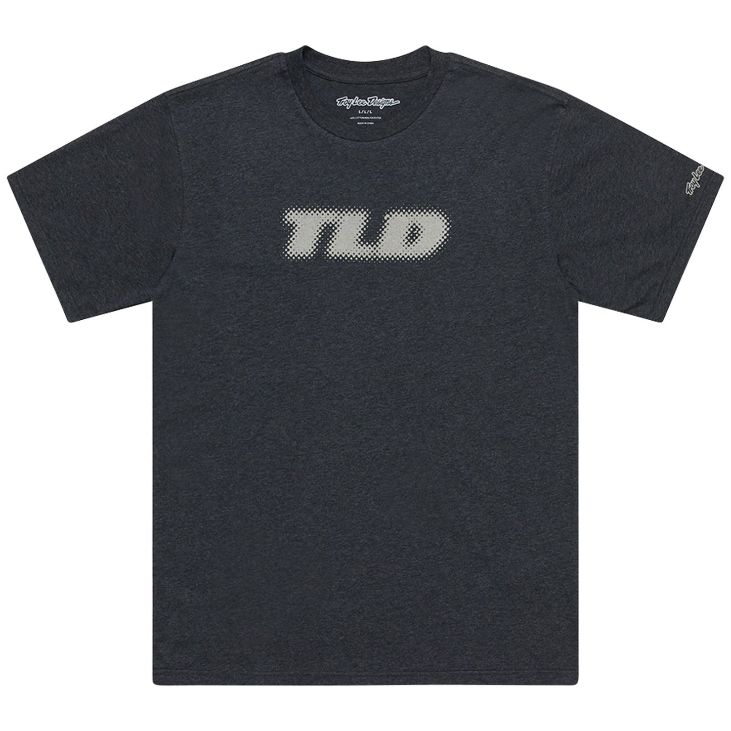 TLD Fade Out-Kurzarm-T‑Shirt, Black Heather