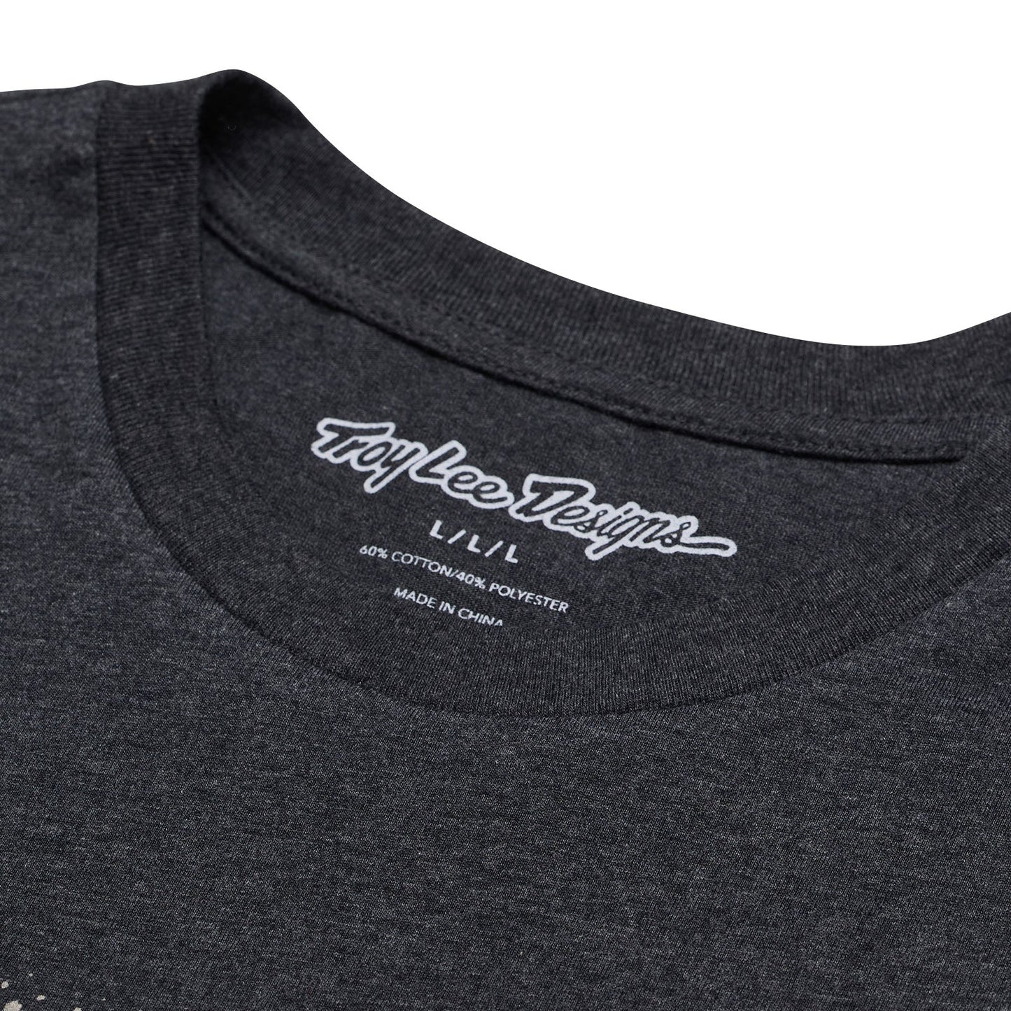 TLD Fade Out-Kurzarm-T‑Shirt, Black Heather