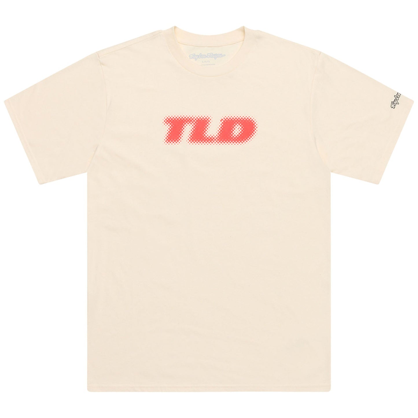 TLD Fade Out-Kurzarm-T‑Shirt, Vintage White