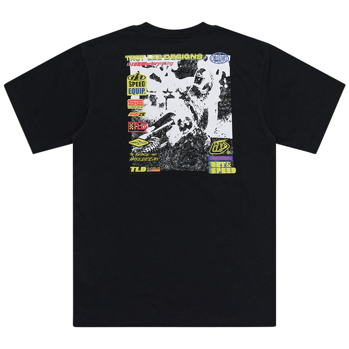 TLD Overload-Kurzarm-T‑Shirt, Schwarz