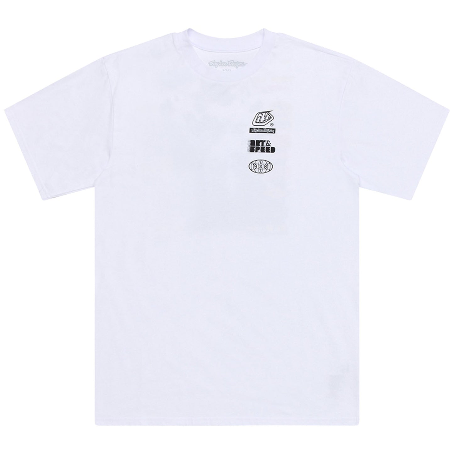 TLD Overload-Kurzarm-T‑Shirt, Weiß