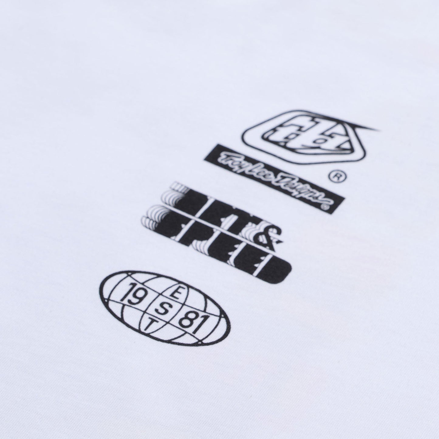 TLD Overload-Kurzarm-T‑Shirt, Weiß