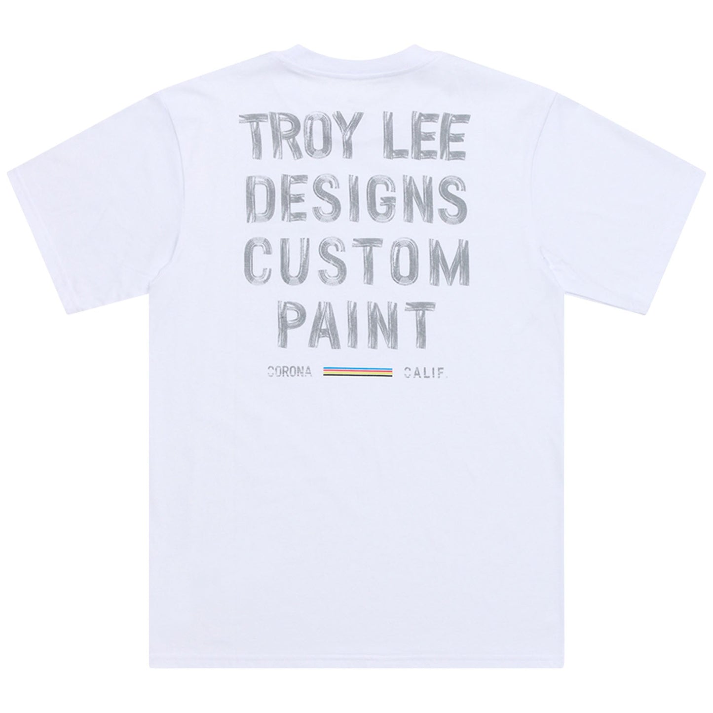 TLD Paint Shop-Kurzarm-T‑Shirt, Weiß