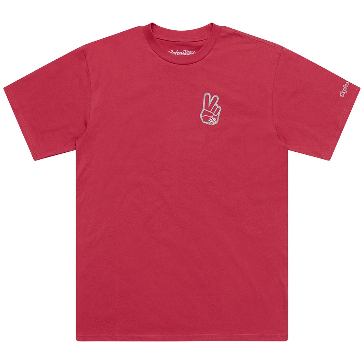 TLD Peace Out-Kurzarm-T‑Shirt, Fuchsia