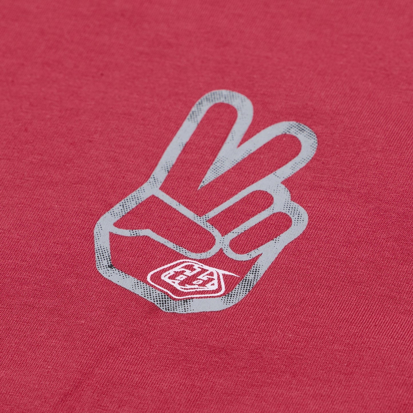 TLD Peace Out-Kurzarm-T‑Shirt, Fuchsia
