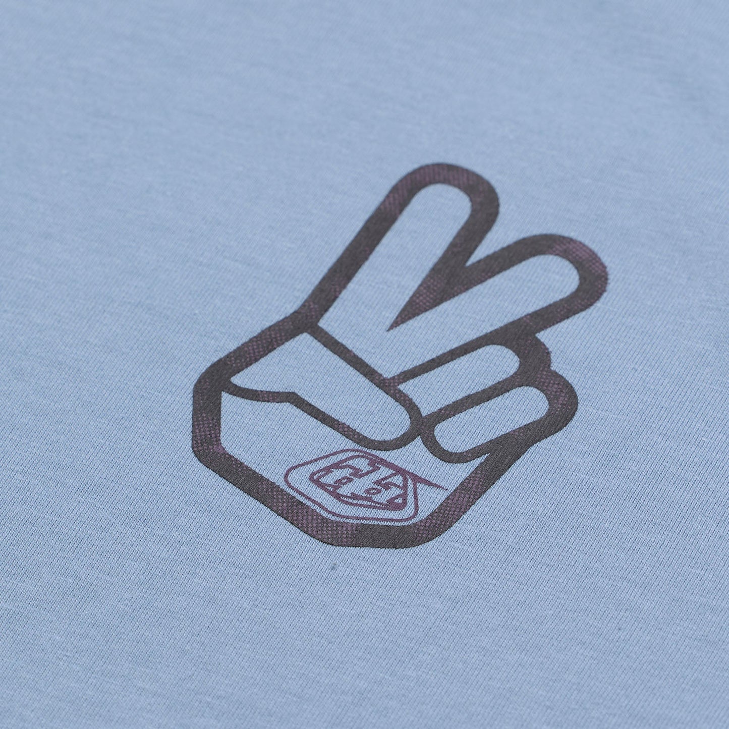 TLD Peace Out-Kurzarm-T‑Shirt, Smoke Blue