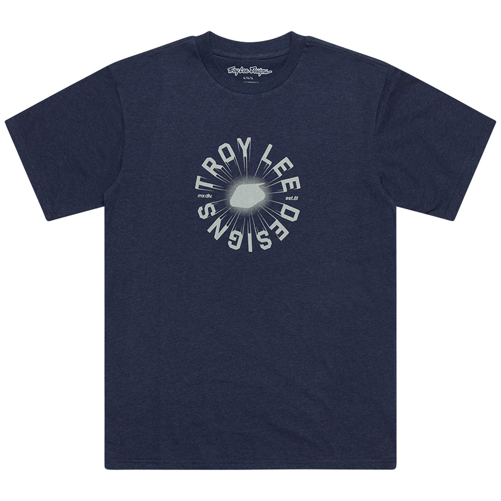 TLD Short Sleeve Tee Rotation Navy Heather