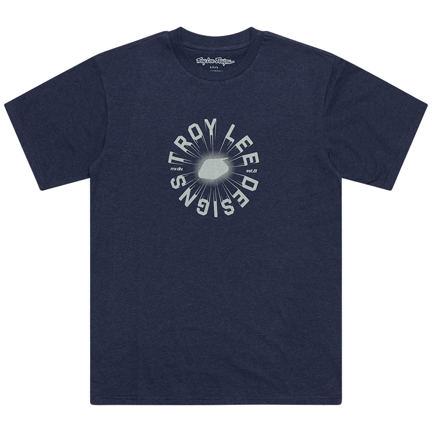 TLD Rotation-Kurzarm-T‑Shirt, Navy Heather