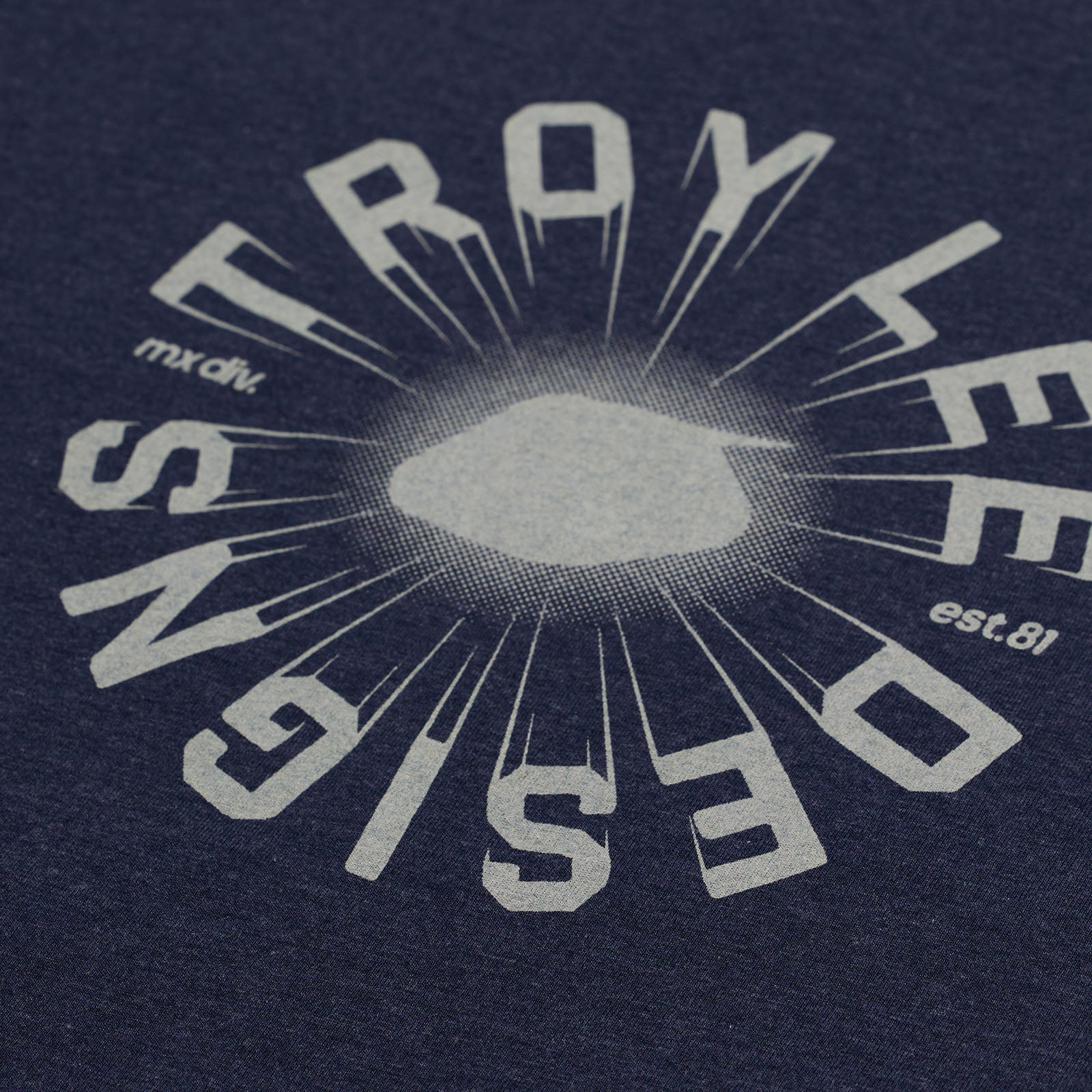 TLD Short Sleeve Tee Rotation Navy Heather