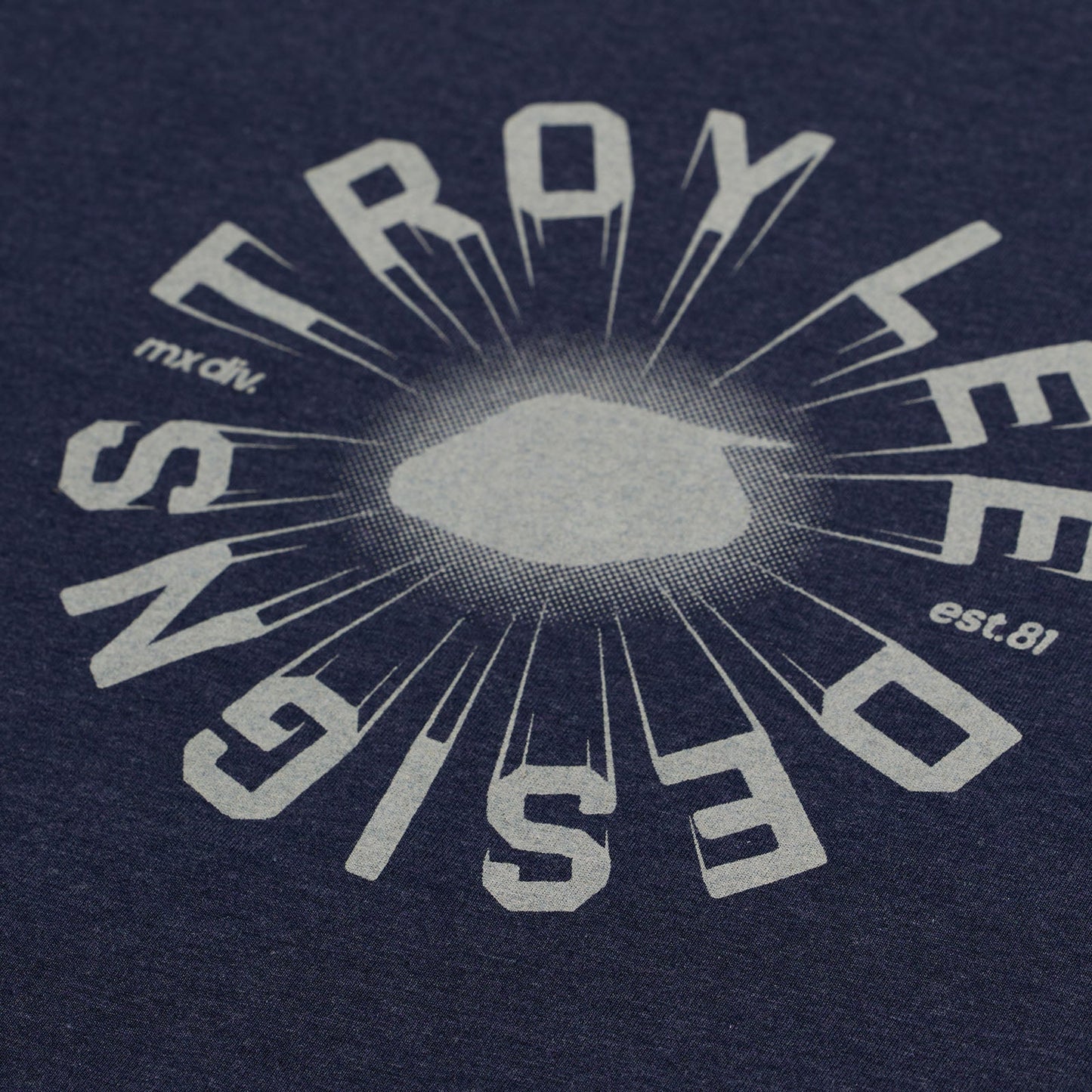 TLD Rotation-Kurzarm-T‑Shirt, Navy Heather