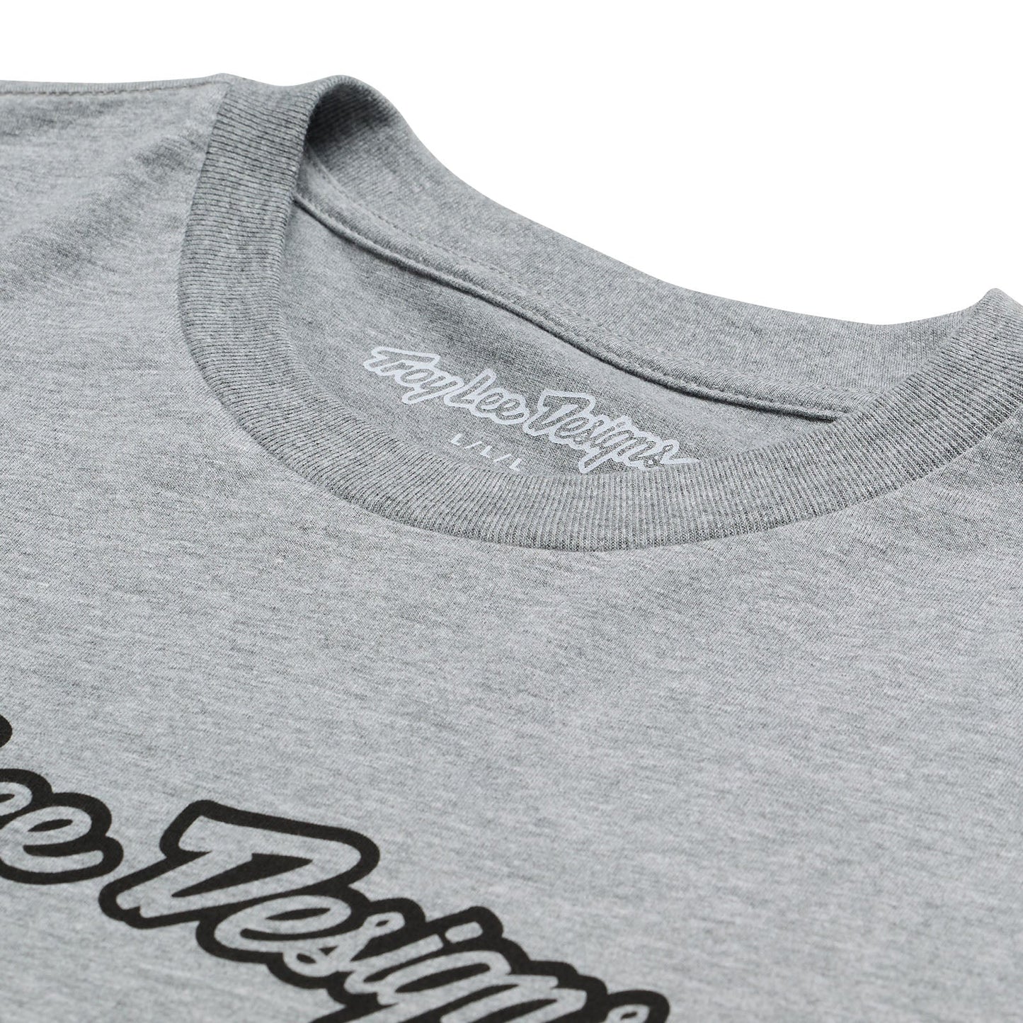 TLD Signature-Kurzarm-T‑Shirt, Grey Heather
