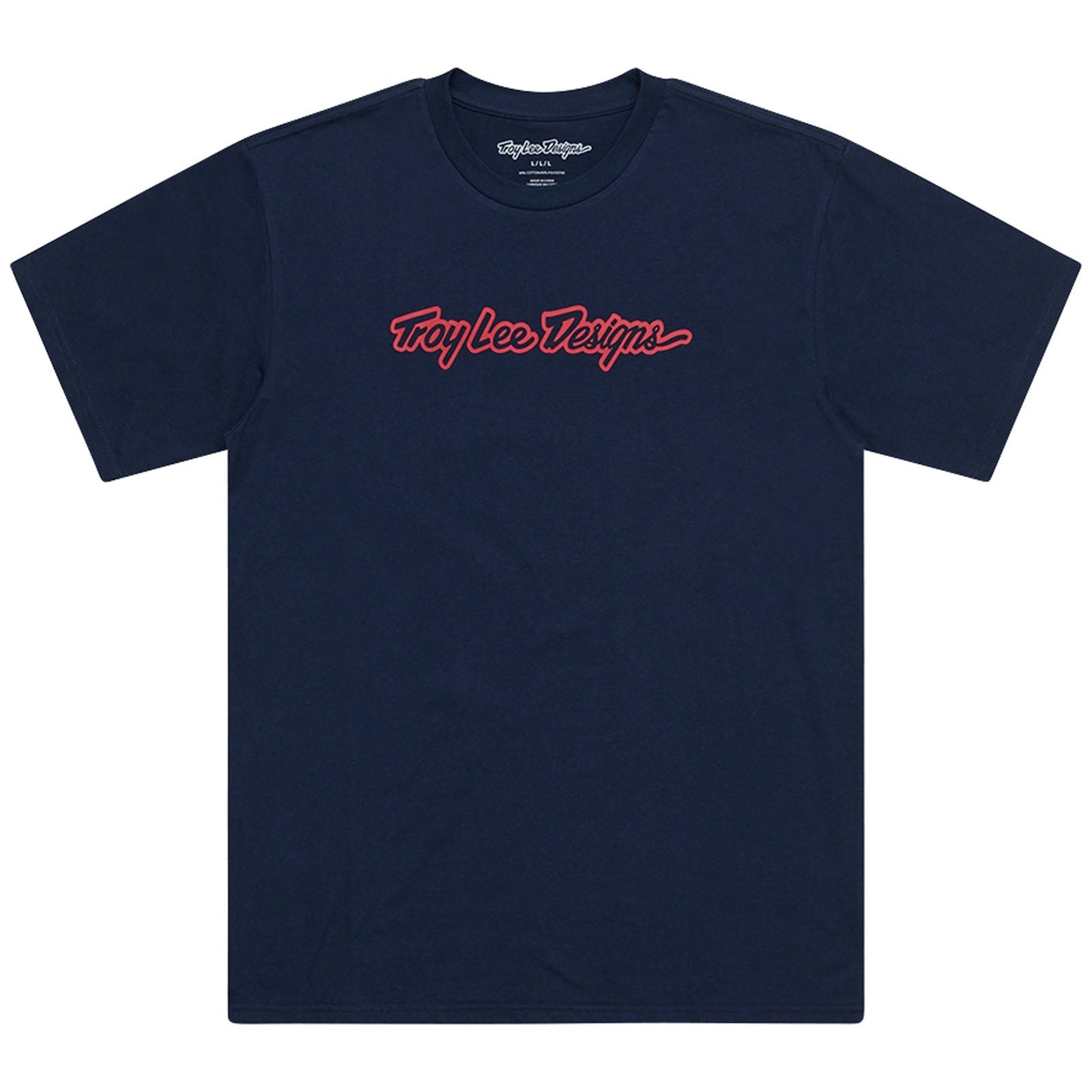 TLD Signature-Kurzarm-T-Shirt, Navy