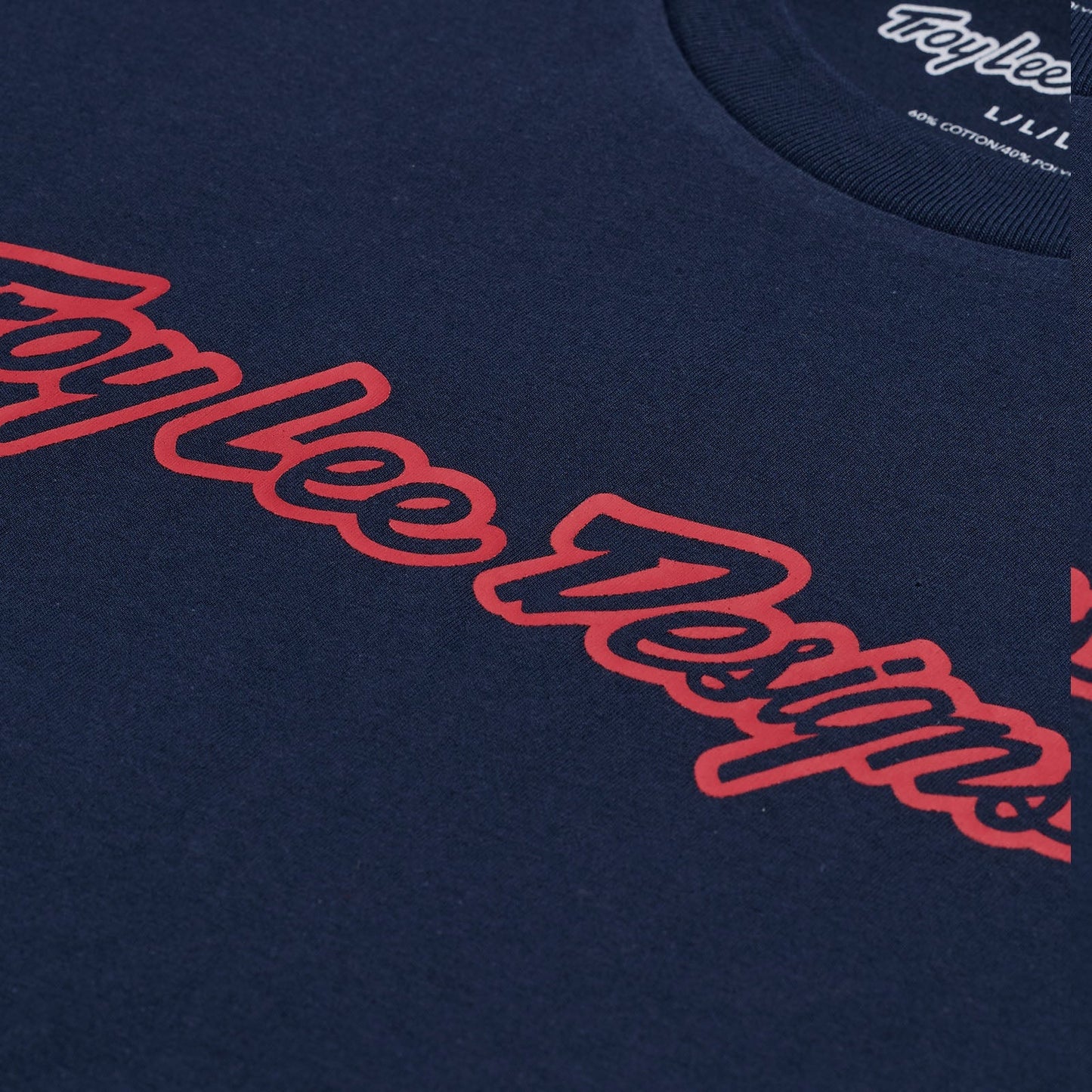 TLD Signature-Kurzarm-T-Shirt, Navy