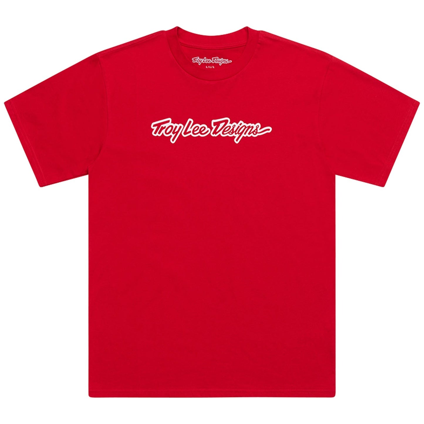 TLD Signature-Kurzarm-T-Shirt, Team Red