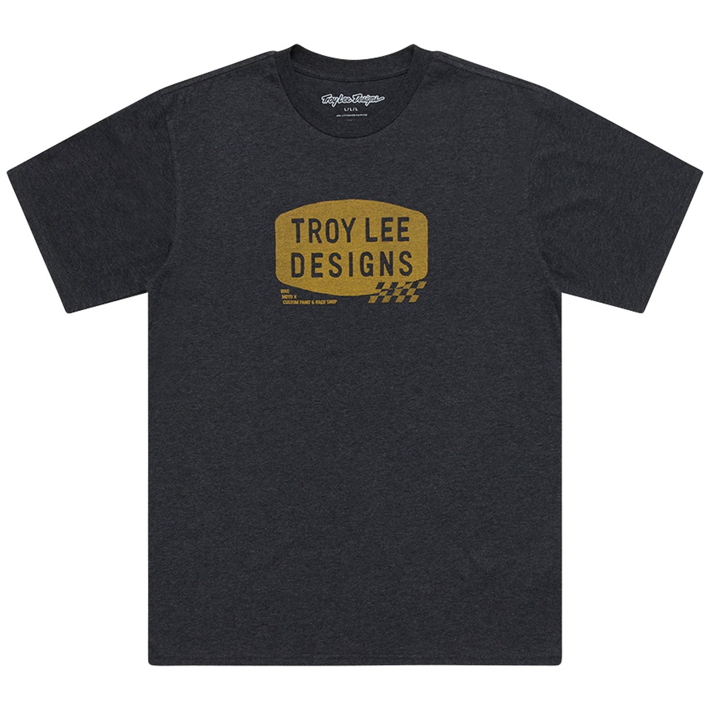 TLD Stamp-Kurzarm-T‑Shirt, Black Heather