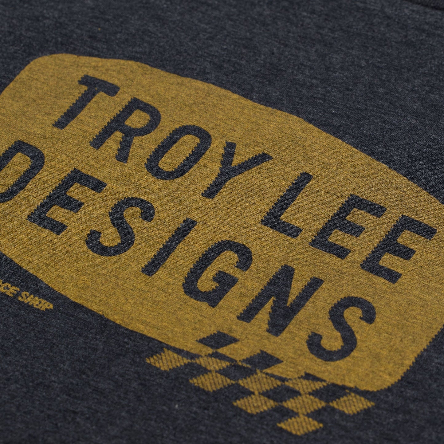 TLD Stamp-Kurzarm-T‑Shirt, Black Heather