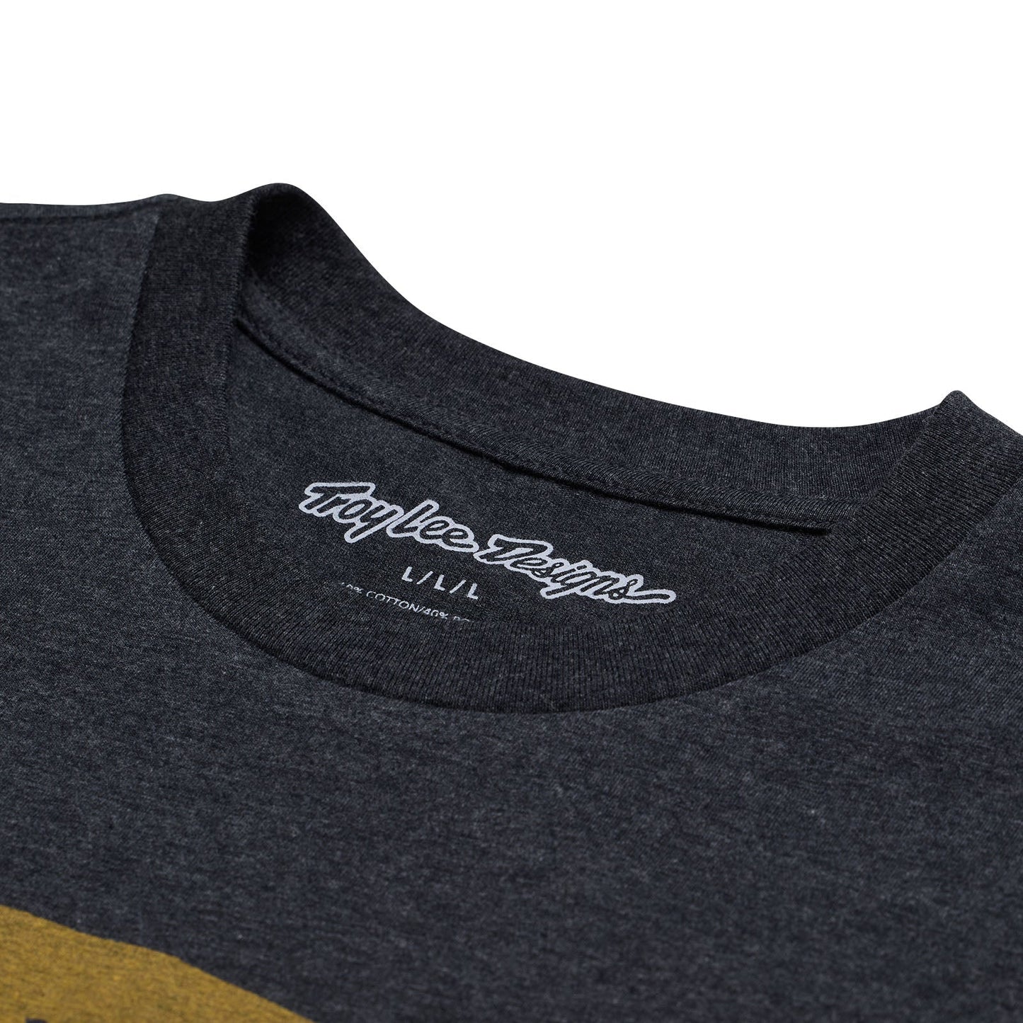 TLD Stamp-Kurzarm-T‑Shirt, Black Heather
