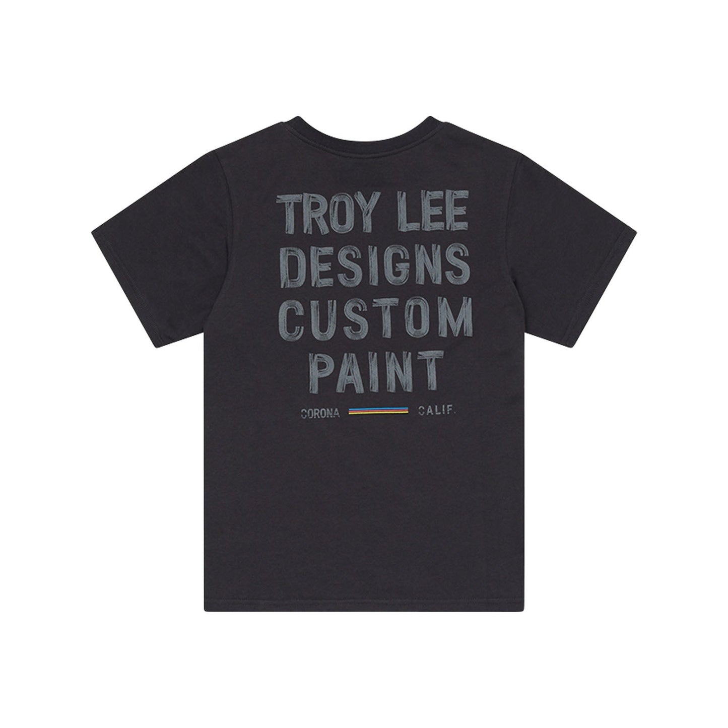 TLD Paint Shop-Kurzarm-T‑Shirt für Damen, Carbon