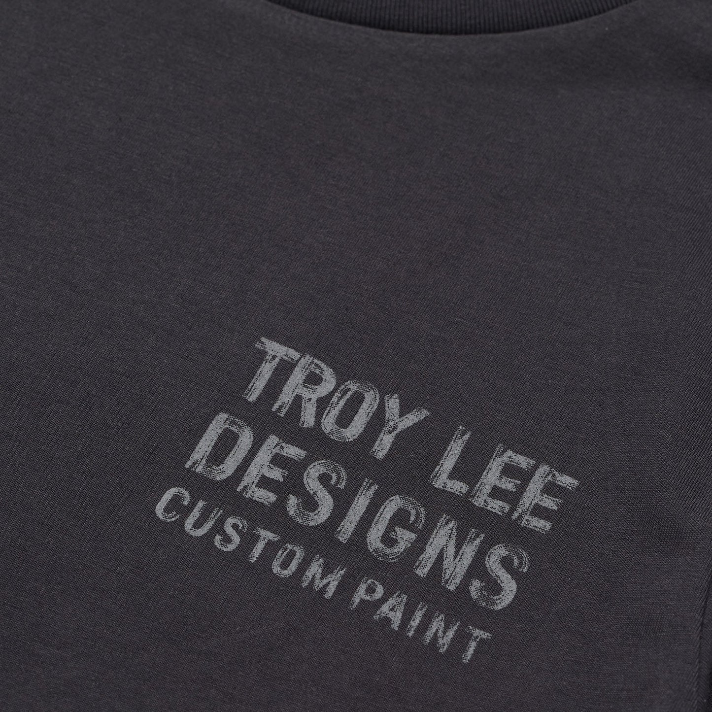 TLD Paint Shop-Kurzarm-T‑Shirt für Damen, Carbon