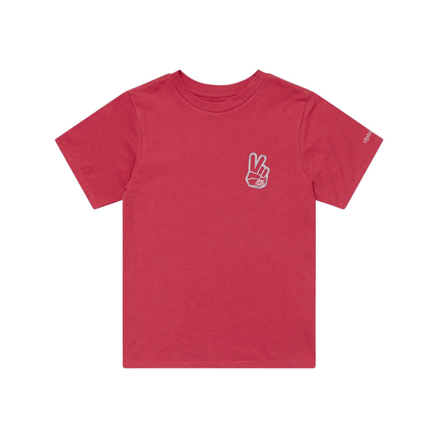 TLD Peace Out-Kurzarm-T‑Shirt für Damen, Fuchsia