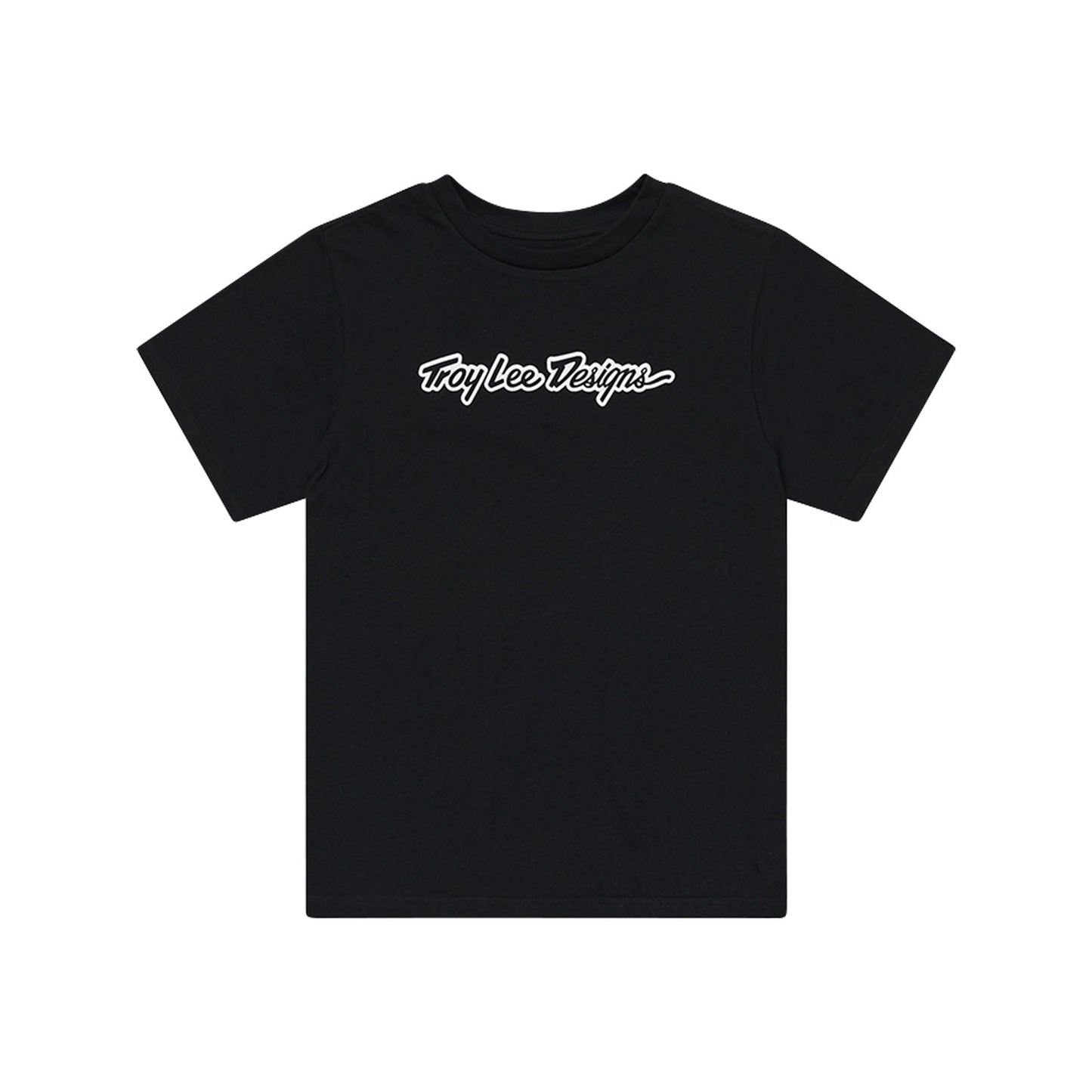 TLD Signature-Kurzarm-T‑Shirt für Damen, Schwarz