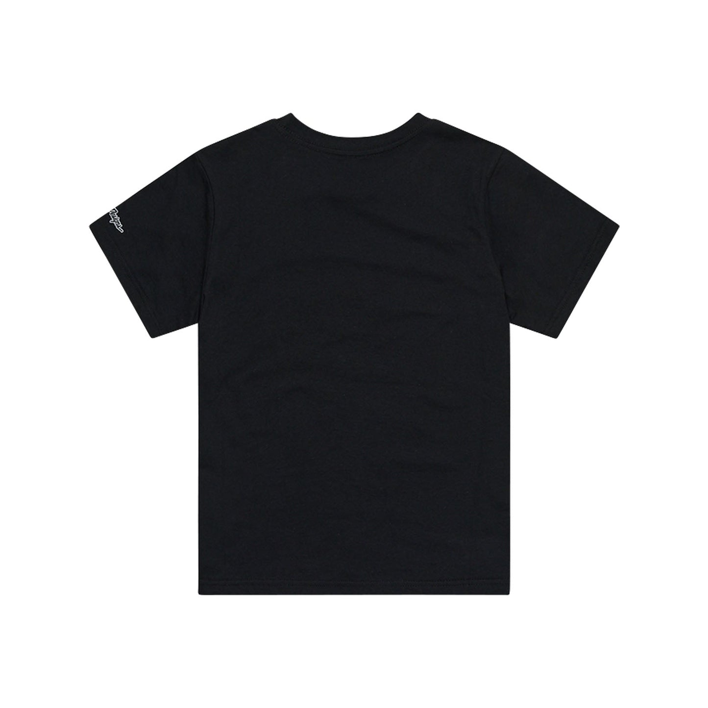 TLD Badge-Kurzarm-T‑Shirt für Kinder, Schwarz
