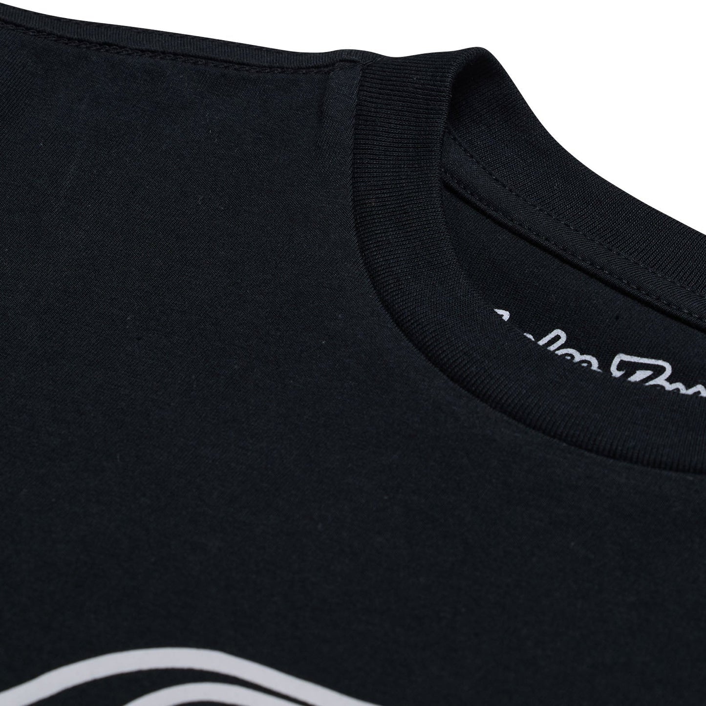 TLD Badge-Kurzarm-T‑Shirt für Kinder, Schwarz