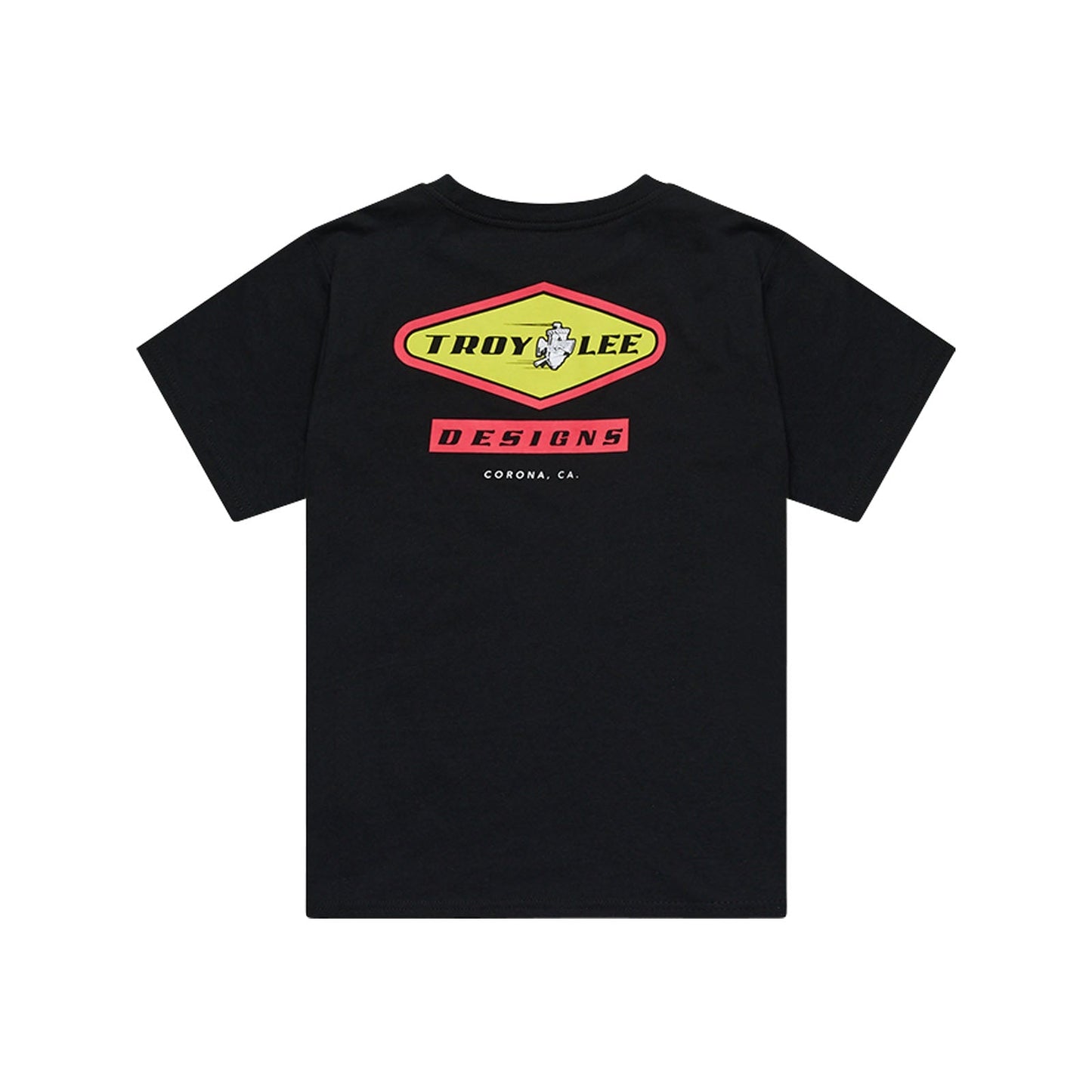 TLD Carb-Kurzarm-T‑Shirt für Kinder, Schwarz