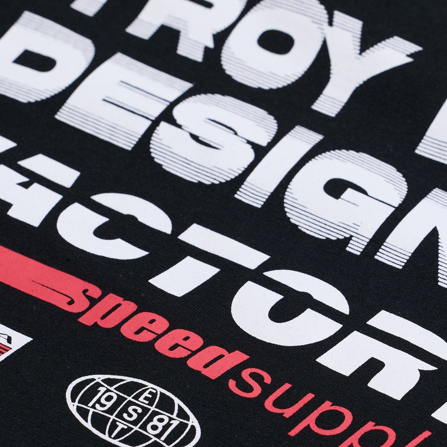TLD Factory-Kurzarm-T‑Shirt für Kinder, Schwarz