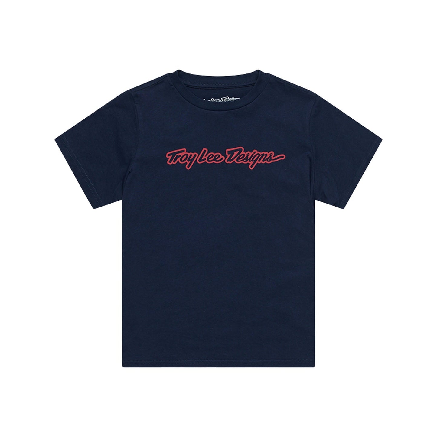 TLD Signature-T-Shirt (kurzärmelig) für Kinder, navyblau