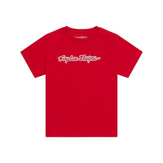 TLD Youth Short Sleeve Tee Signature Team Red