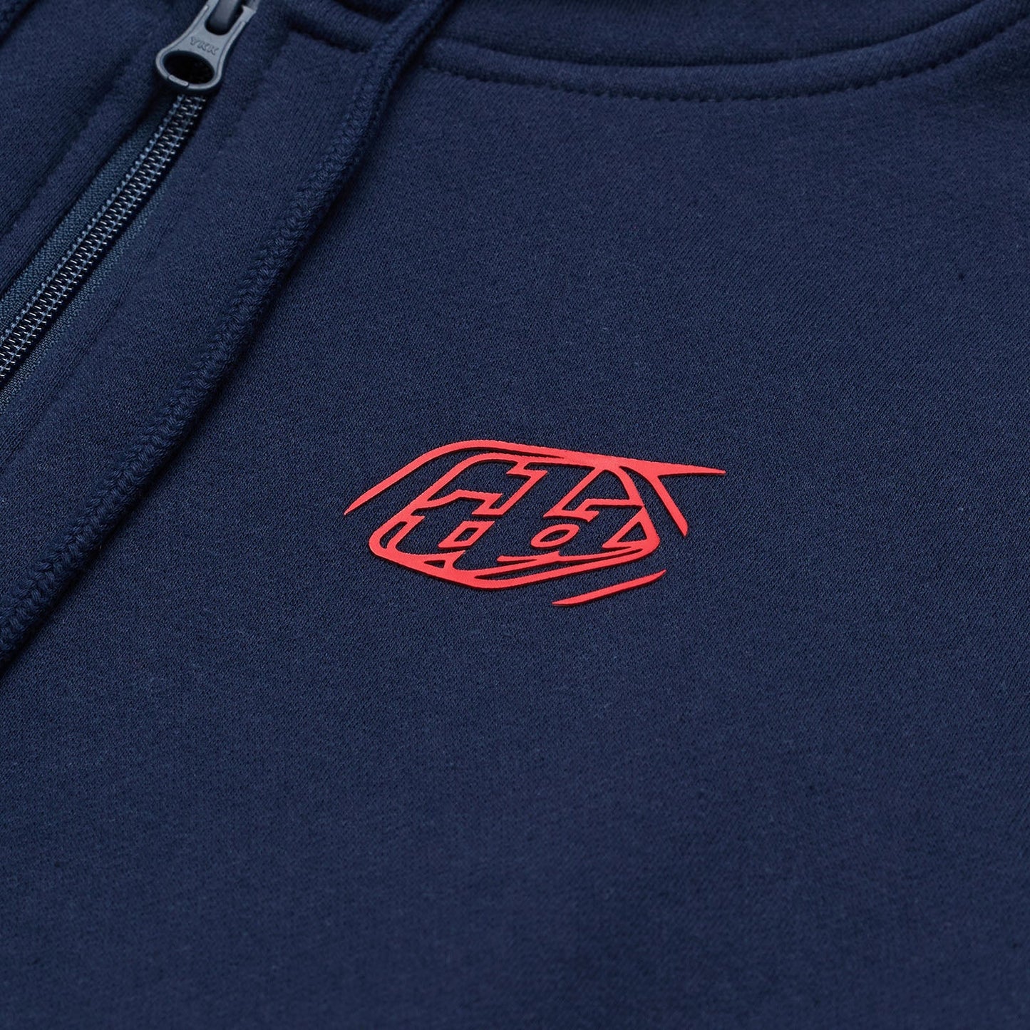 TLD Branded-Hoodie mit Reißverschluss, Navy