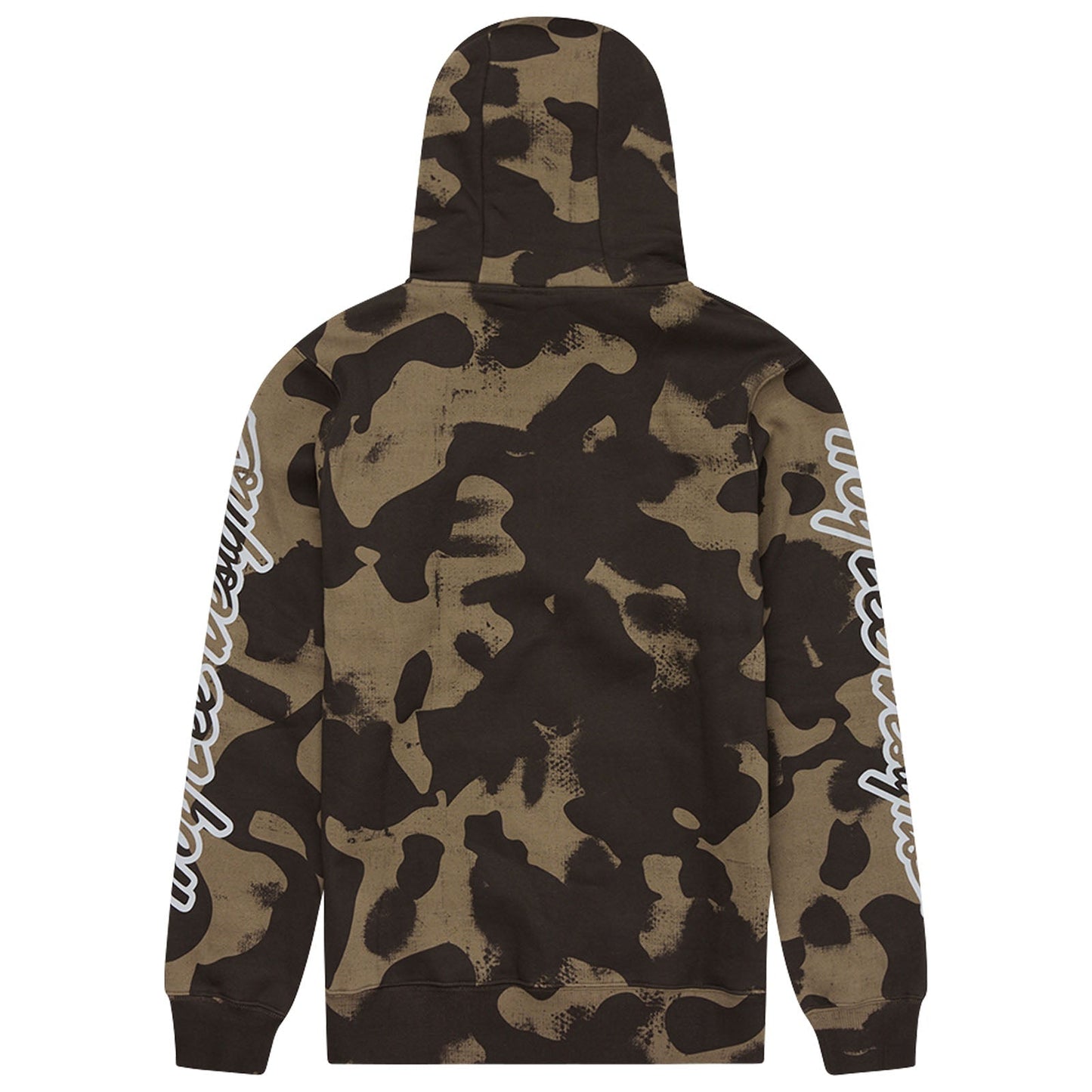 TLD Branded-Hoodie mit Reißverschluss, Olive Camo