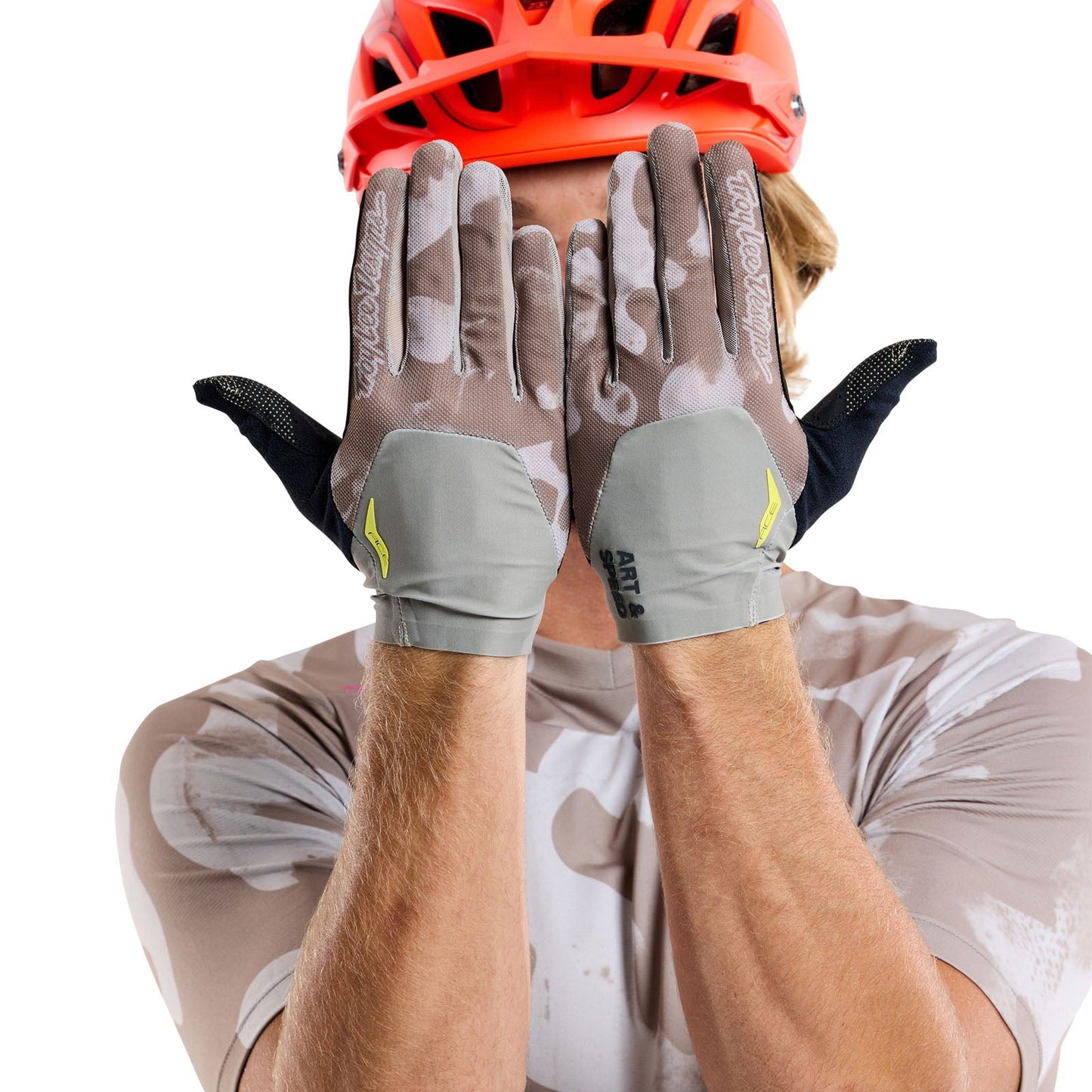 TLD Ace 2.0-Handschuhe Scrubland, Holzbraun