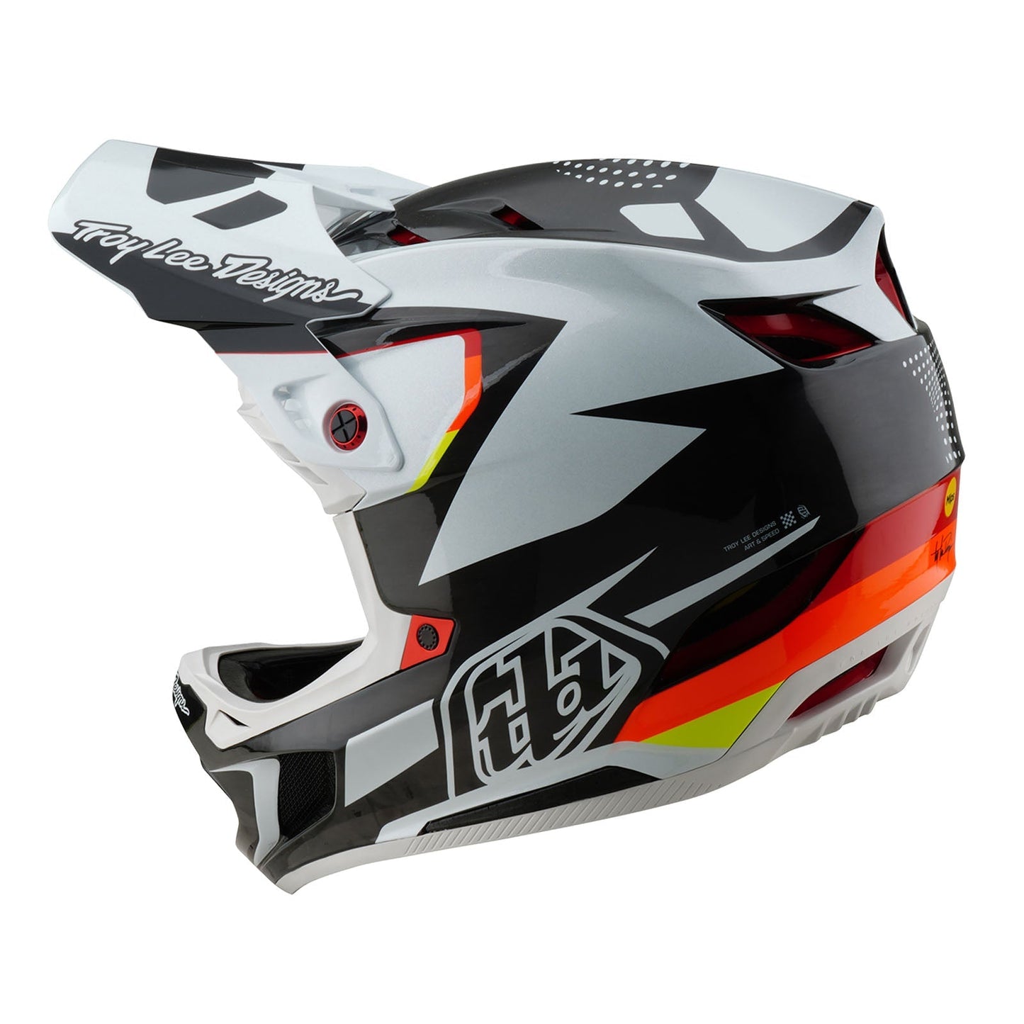 TLD D4 Carbon-Helm mit MIPS Optic, Schwarz