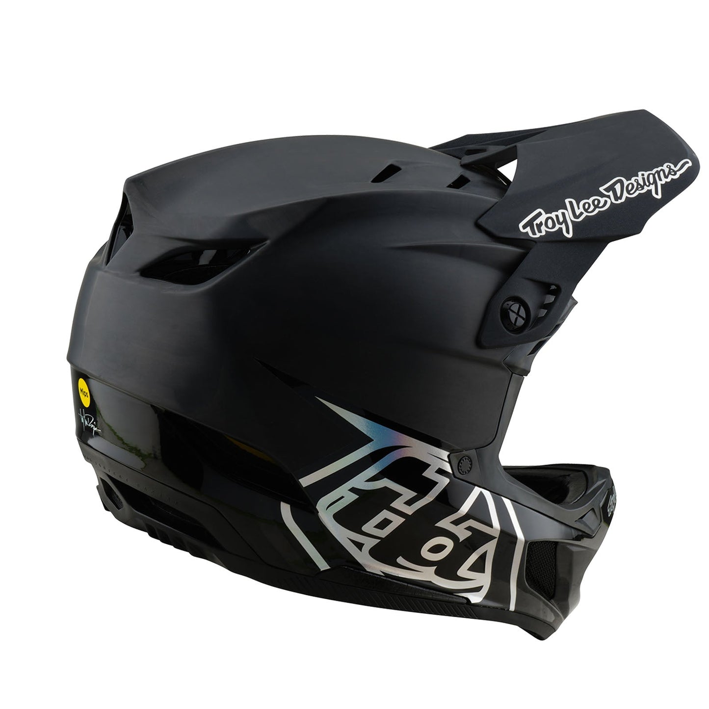 TLD D4 Carbon-Helm mit MIPS Stealth, Schwarz