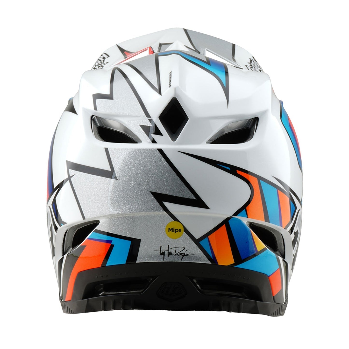 TLD D4 Composite-Helm mit MIPS Omega, Weiß/Silber