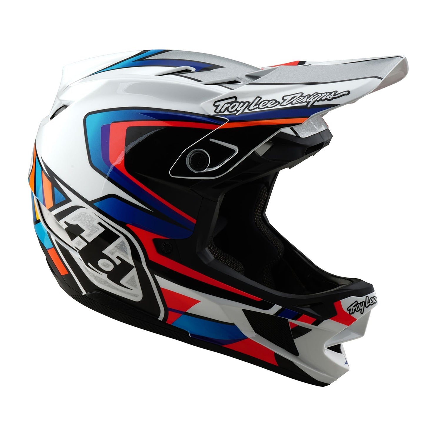 TLD D4 Composite-Helm mit MIPS Omega, Weiß/Silber