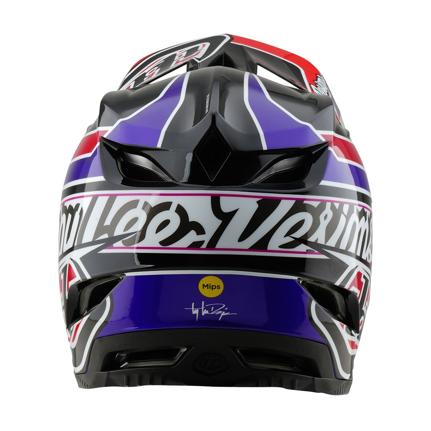 TLD D4 Polyacrylit-Helm mit MIPS Linear, Schwarz