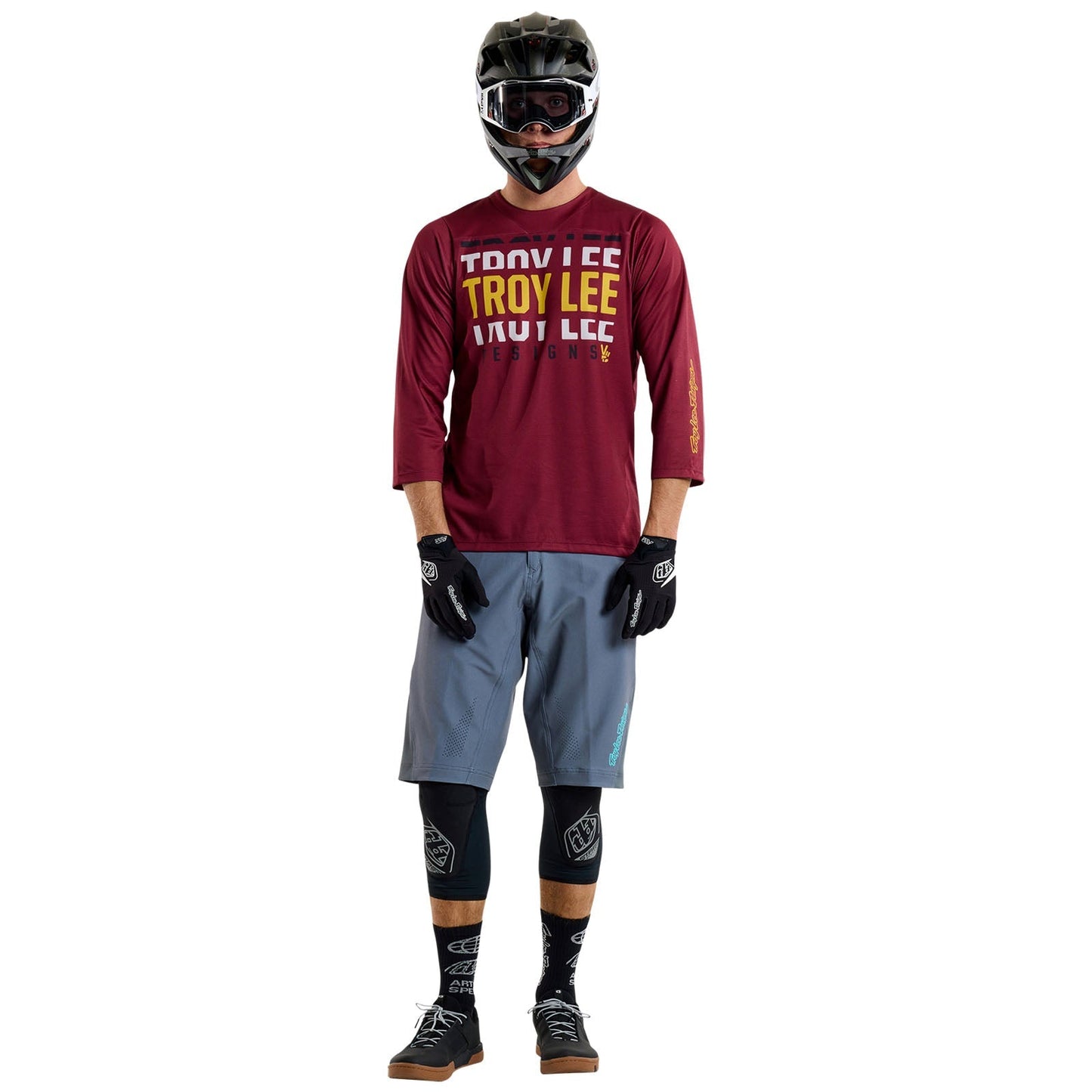 TLD Ruckus-3/4-Trikot Spun, Ochsenblut